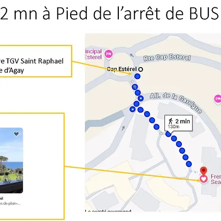 Village Cap Esterel , Agay , T2 Climatise Vue Panoramique - Acces De Plain-pied Au Calme Rare Sur Le Site - Piscines Et Parking Couvert Inclus